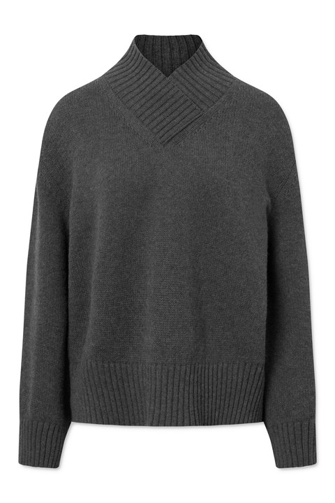 LOVECHILD MOA V-NECK STRIK DARK GREY
